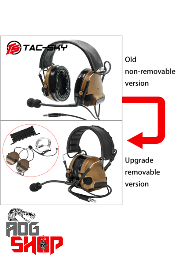 Comtac III Headset - Single COMM - [TAC-SKY] – AOGShop