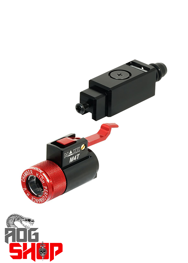 CNC Aluminum Hop Up Chamber & Adjuster M4T Set for Tokyo Marui MWS GBBR - [MAXX]