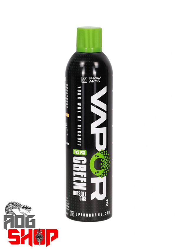 Vapor GREEN Gas - NO SILICONE - 600ml - [SPECNA ARMS]